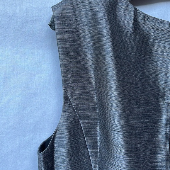 Preston & York Shimmering Gray 2 piece Dress & Jacket. Sz 10/12 - Picture 12 of 14